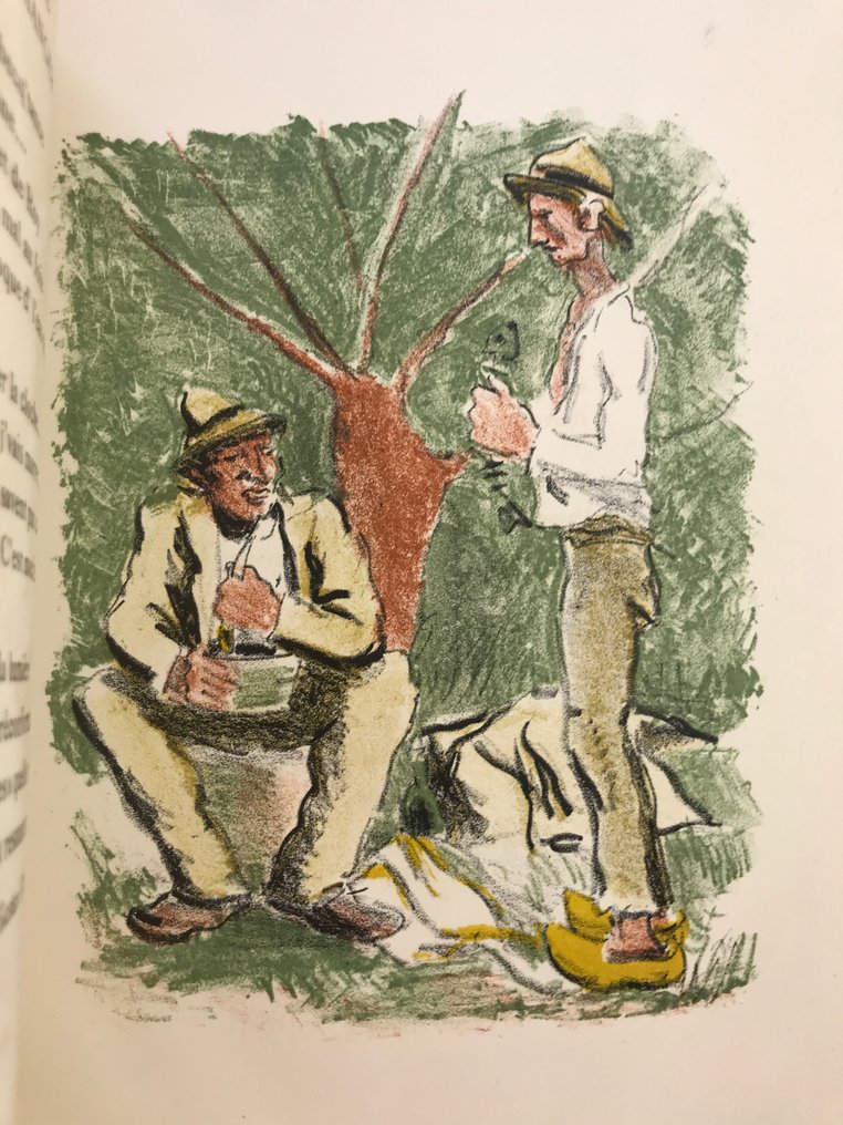 Signé; Edmond Heuzé; Gaston Couté - La Chanson d'un Gas qu'a mal tourné [1/115 avec deux lithographies originales] - 1951 #1.0