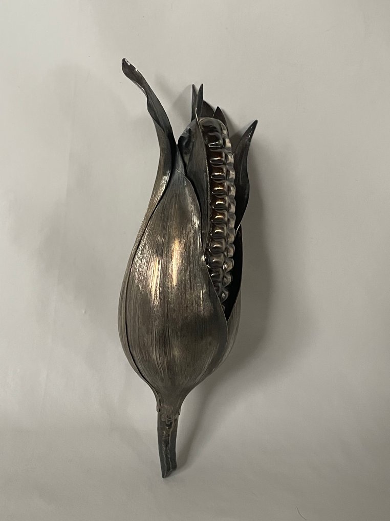 Buccellati - Γλυπτό, Spiga di mais - Mario Buccellati - 19 cm - .925 silver #3.2
