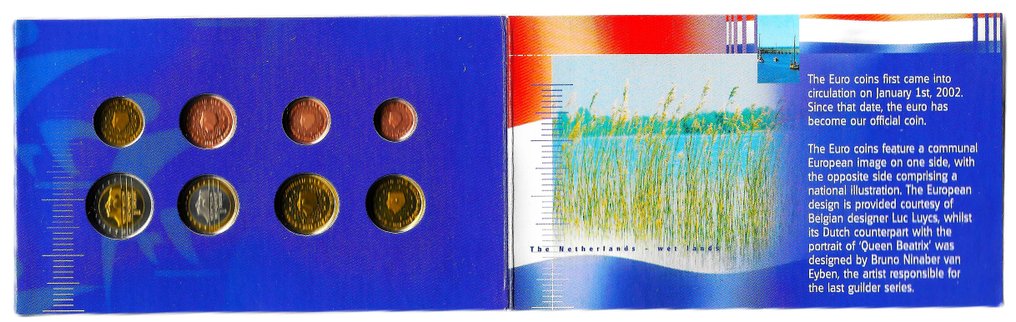 Hollandia. Beatrix. Mini-Coinset 2002 - Scare (Nincs minimálár) #3.2