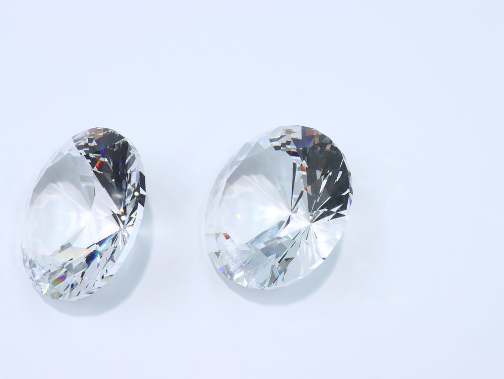 Statuetta - Swarovski - Set diamanten (Unboxed)  (2) - Cristallo #3.2