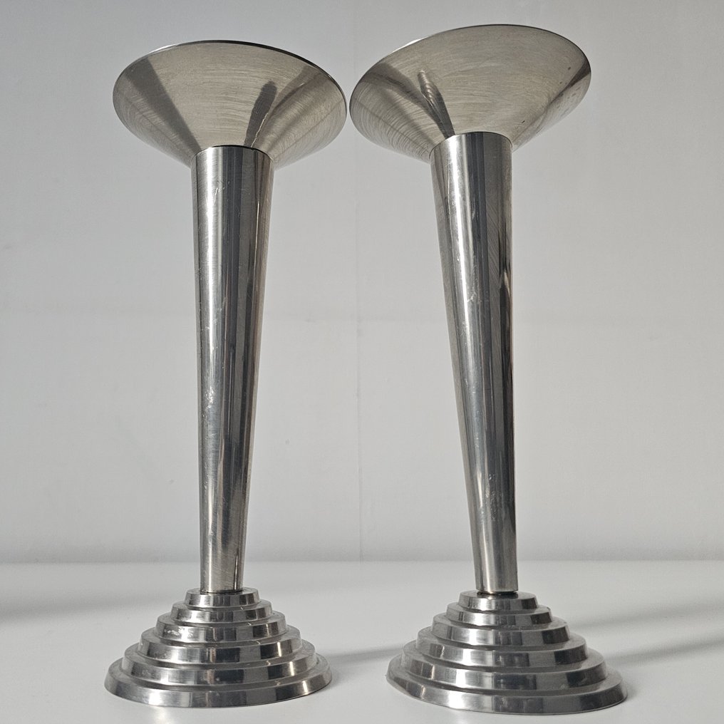 Candleholder (2) - nickel #4.3