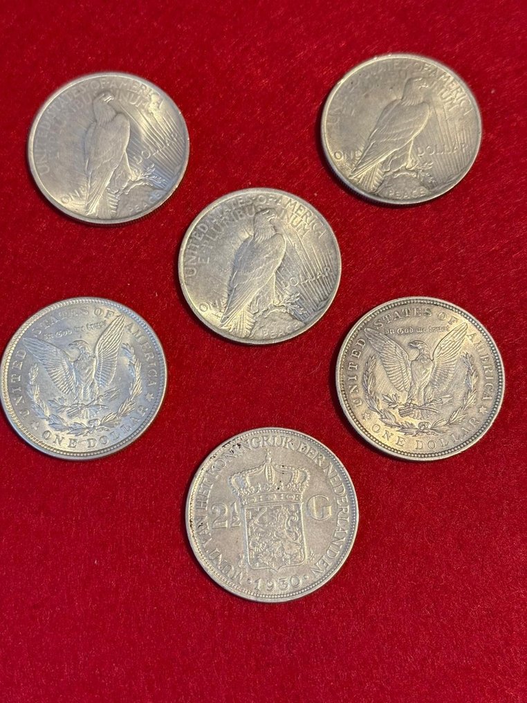 Verenigde Staten, Nederland. Collection of coins (Zonder minimumprijs) #3.2