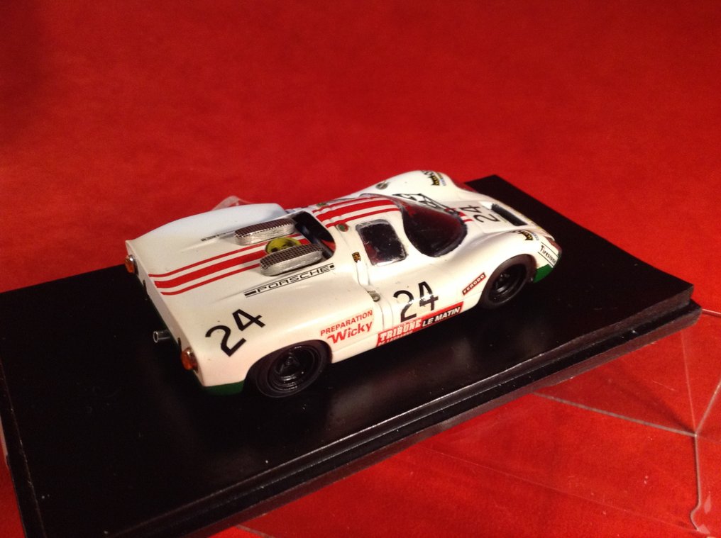 Pit Models - made in Italy 1:43 - Model samochodu wyścigowego - Porsche 907 Sport "Wicky Racing Team" 19° Le Mans 1972 #24 of Peter Mattli /Hervé Bayard/Walter Brun - Bardzo rzadki - wykonany profesjonalnie przez Fabrizio Pitondo - numer #11 spośród zaledwie 50 #3.2