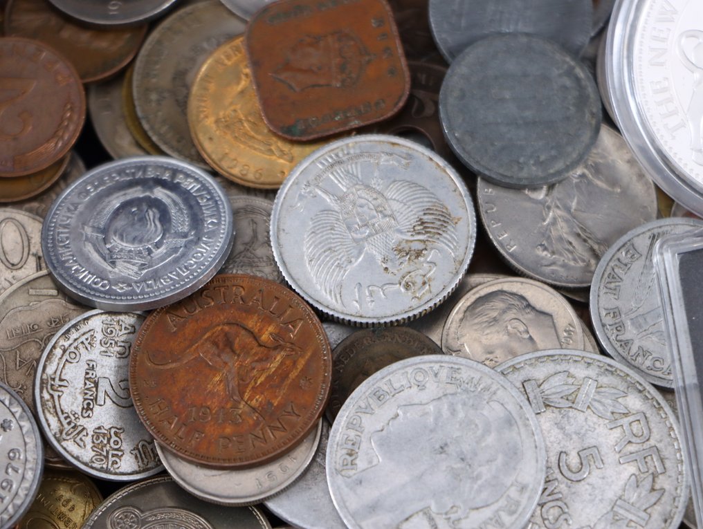 世界. Partij Munten / Uitzoekpartij (Lot van 3.94 KG)  (没有保留价) #3.2