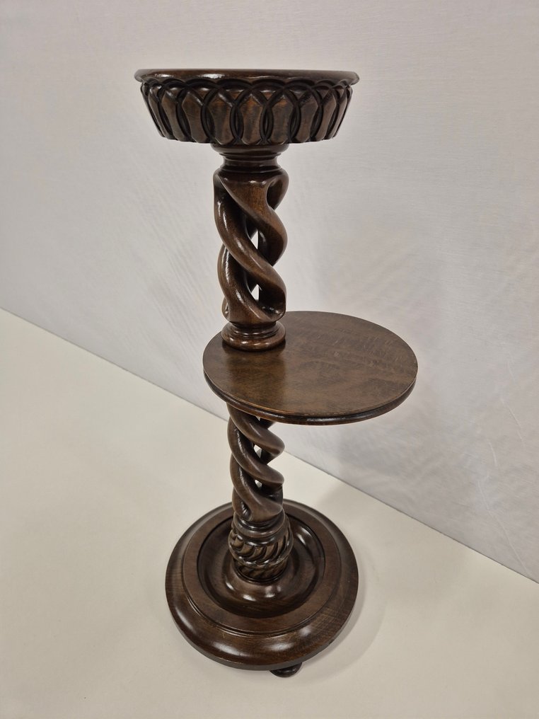 Columnar carving, Hoogglans - 60 cm - nutwood - 1960 #2.1