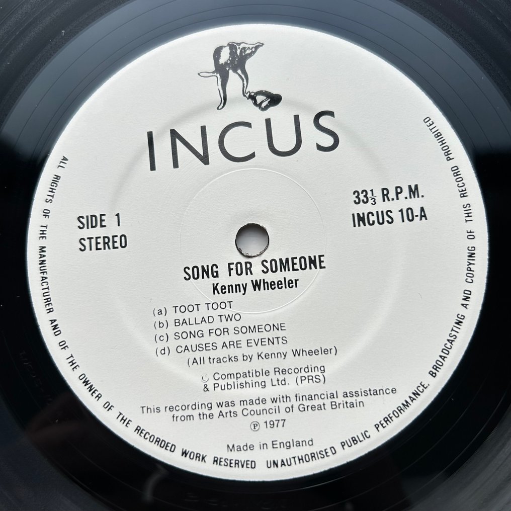 Kenny Wheeler - Song For Someone (SIGNED by Wheeler, Winston and Taylor!!) - Single Vinyl Record - 1977 #4.3