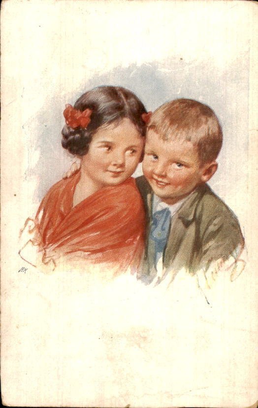 幻想, 家庭 - 家庭 - 母亲 - 孩子 - 明信片 (136) - 1900-1950 #2.1