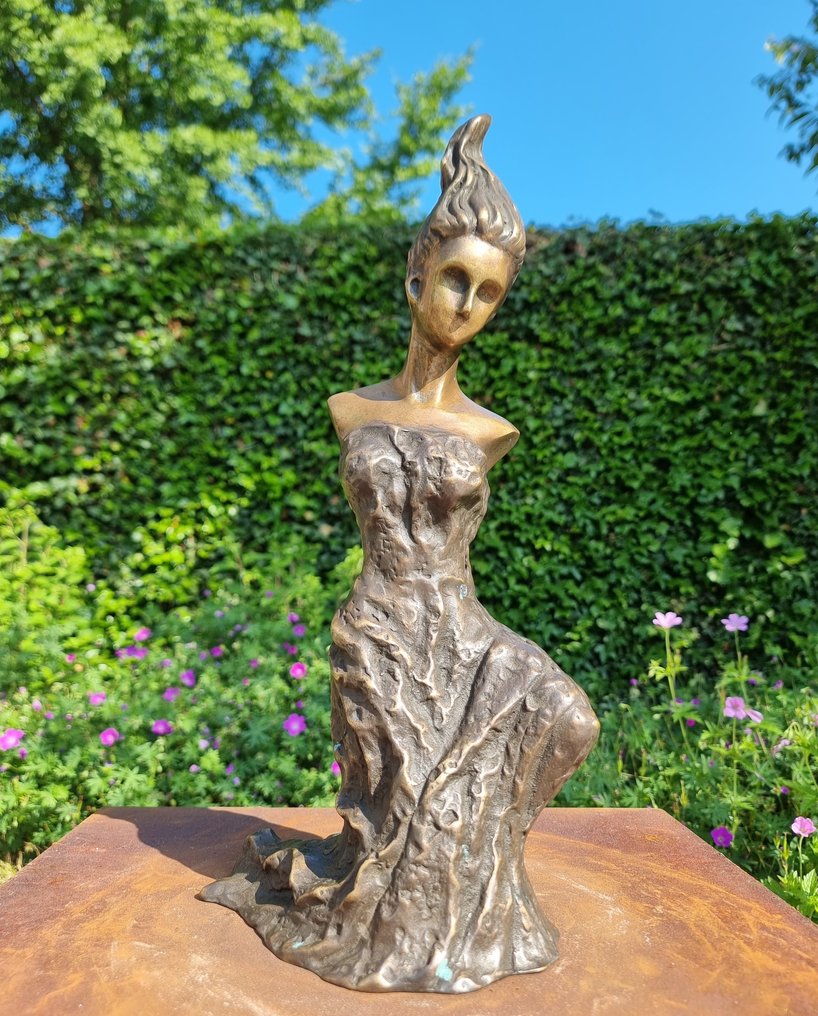 Statuetta - modernist woman - Bronzo #1.0