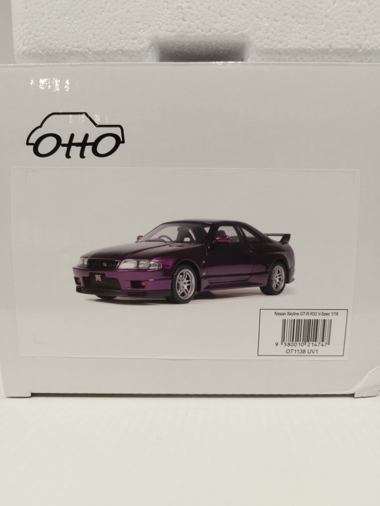 Otto Mobile 1:18 - Model samochodu - Nissan Skyline GT-R R33 V-Spec 1995 - Limitowane i numerowane do 2000 egzemplarzy! #1.0