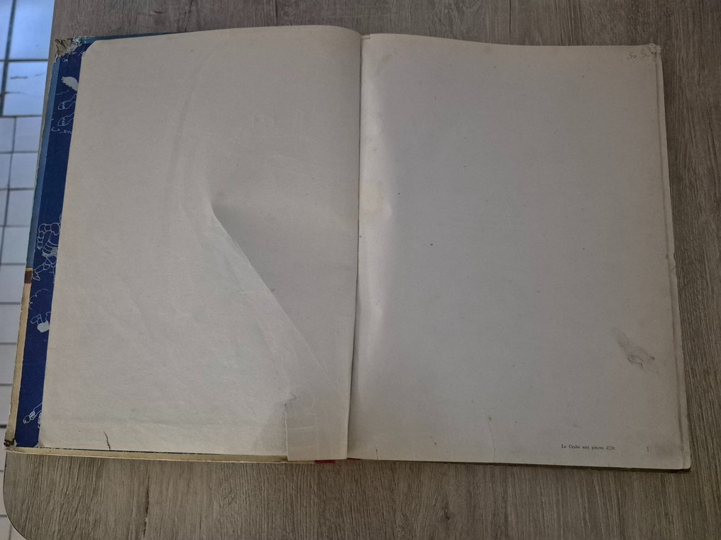 Tintin T9 - Le crabe aux pinces d'or (A18) - C - 1 Album - Επανέκδοση #2.1