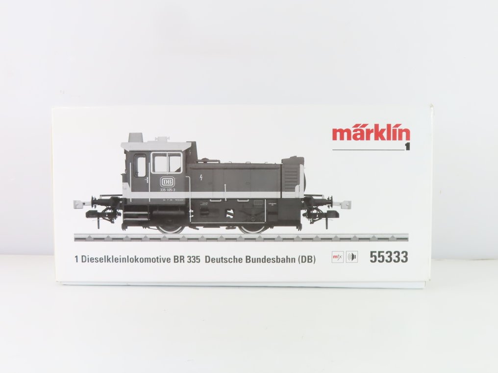 Märklin 1 - 55333 - Diesellocomotief (1) - BR 335 (Köf III) Full Sound en Digitaal bedienbare koppelingen - DB #4.3