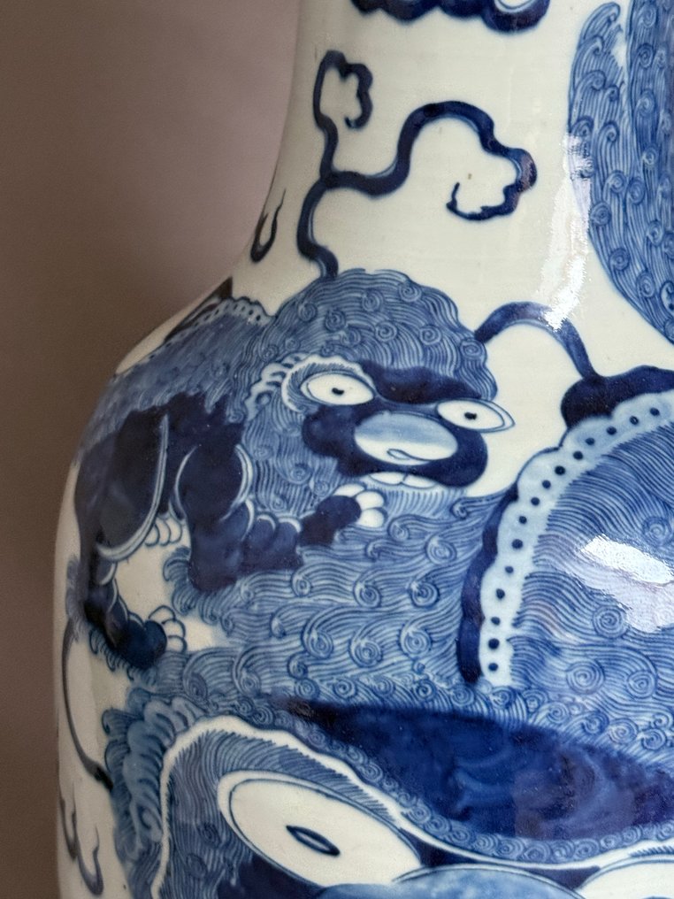 Váza - Porcelán - Kína - Daoguang (1821-1850) - Kangxi Mark (Nincs minimálár) #4.3