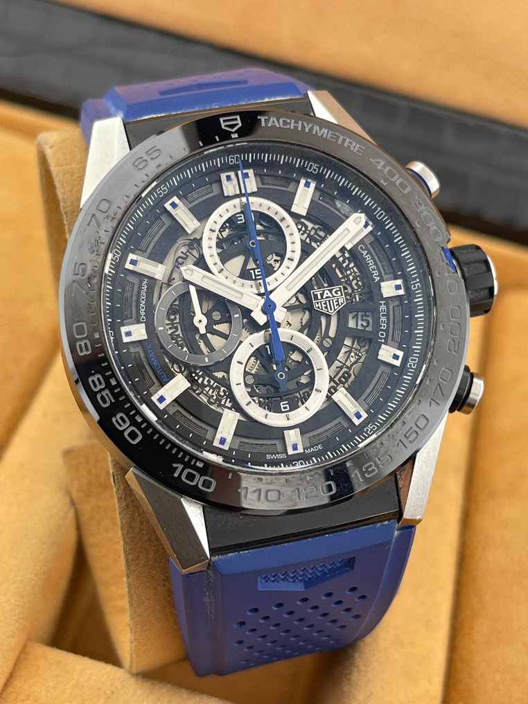 TAG Heuer - Carrera Heuer-01 Skeleton Chronograph - CAR2A1T - Férfi - 2018 #1.0