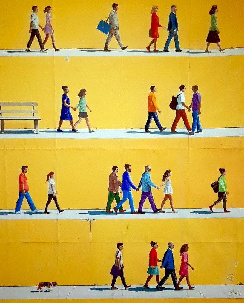 Giorgio Stocco - People a18- opera unica #1.0