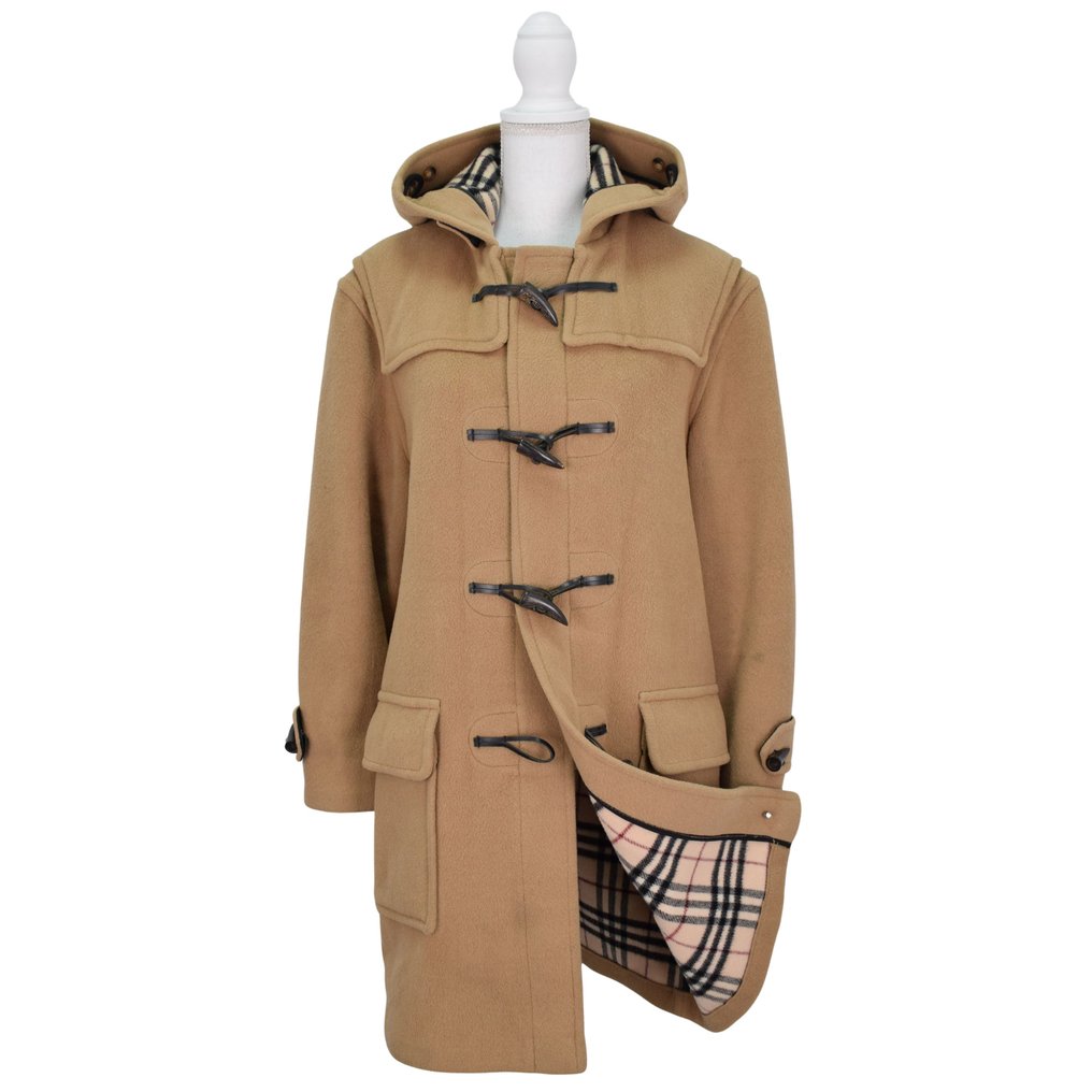 Burberry London Long Mini Duffle Full Nova Check Lining Winter Woolen - Duffle coat #1.0