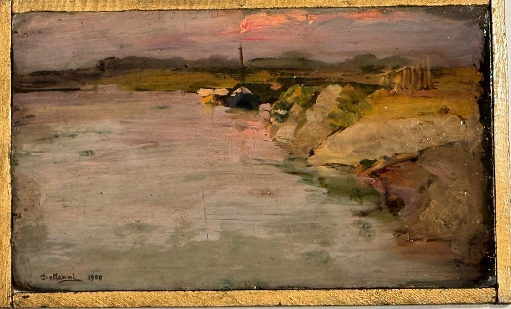 Lorenzo Delleani (1840-1908), Attrib. - Paesaggio #4.3