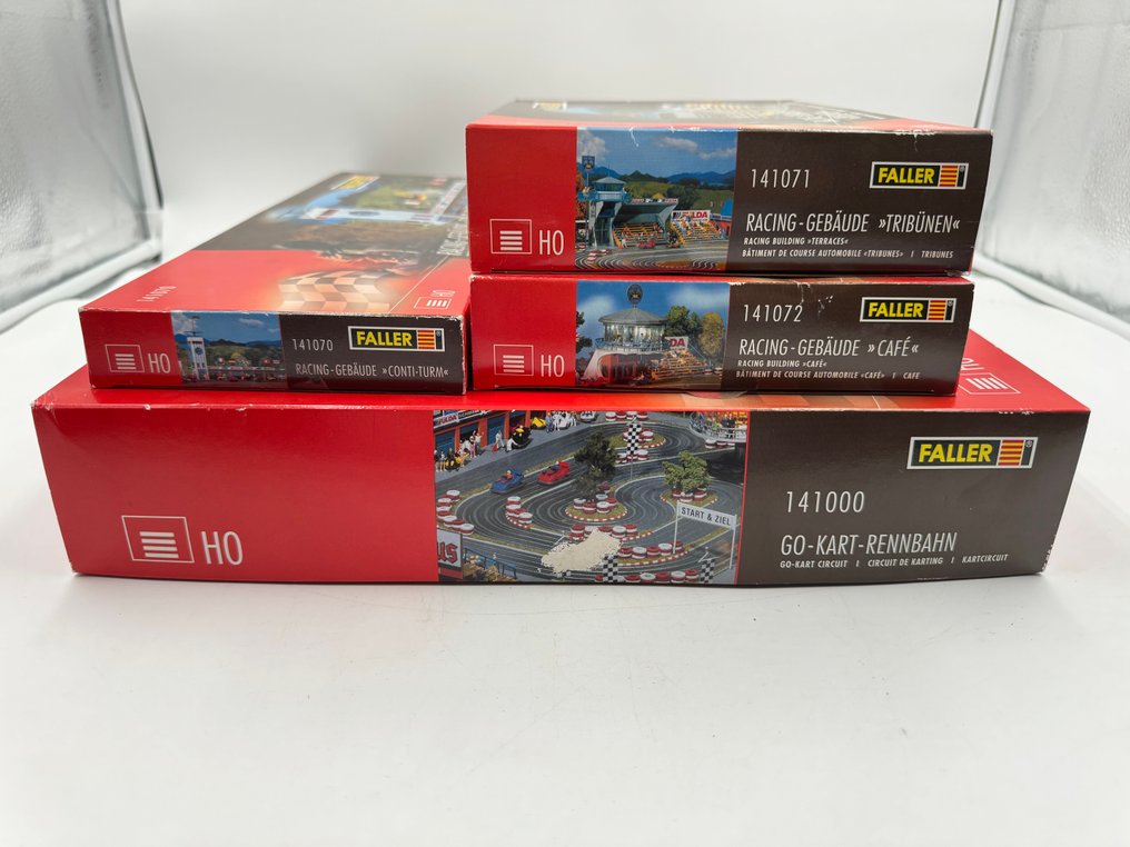 Faller H0 - 14100, 141070, 141071, 141072 - Model train building kits (3) #1.0
