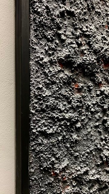 Jacopo Mattia Alegiani - Walls Seires - 1997 - Work already strached and frame - ready to hang ! #4.3