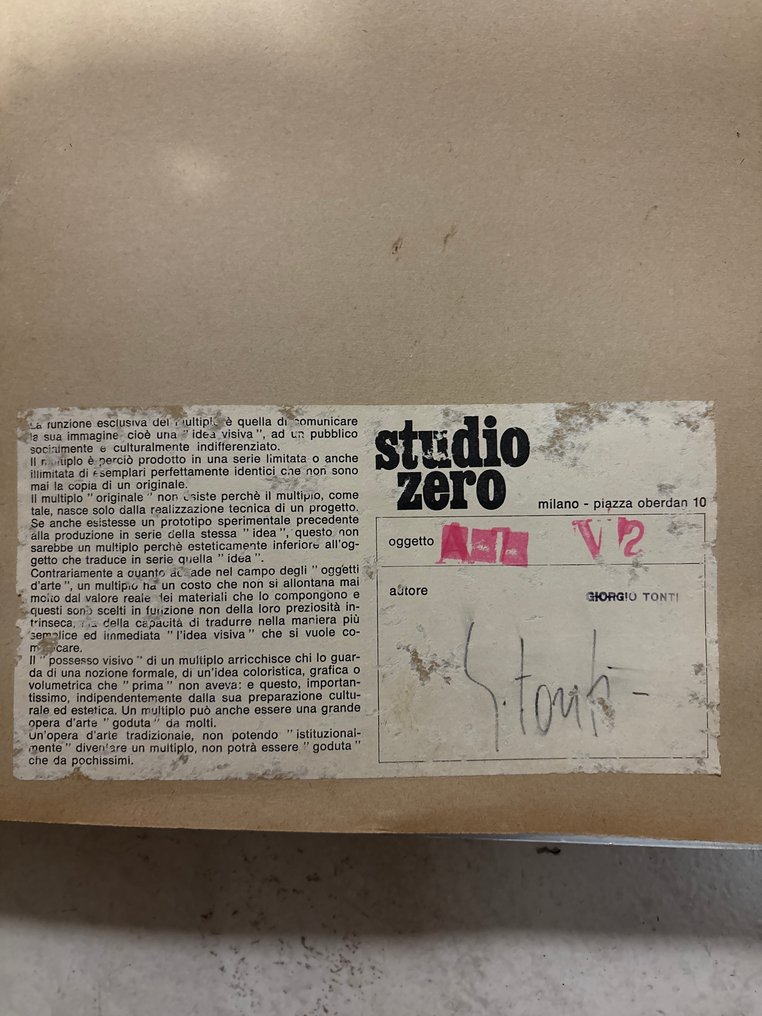 Giorgio Tonti (1936) - V2 #4.3