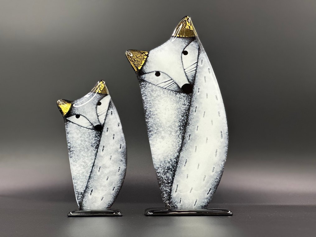 Studio Habrat - Beeldje - Fox (2) - fusing #1.0