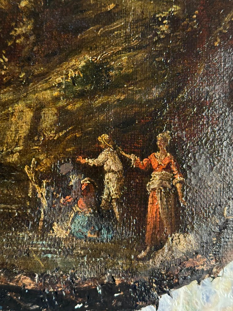 Scuola di A. Magnasco (X - Paesaggio con figure #3.2