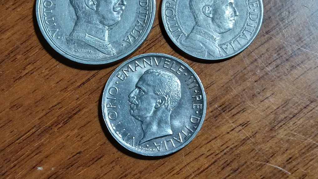 Italy. Lotto 3 argenti (Aquilotto, Quadriga Briosa, Caravelle)  (No reserve price) #2.1