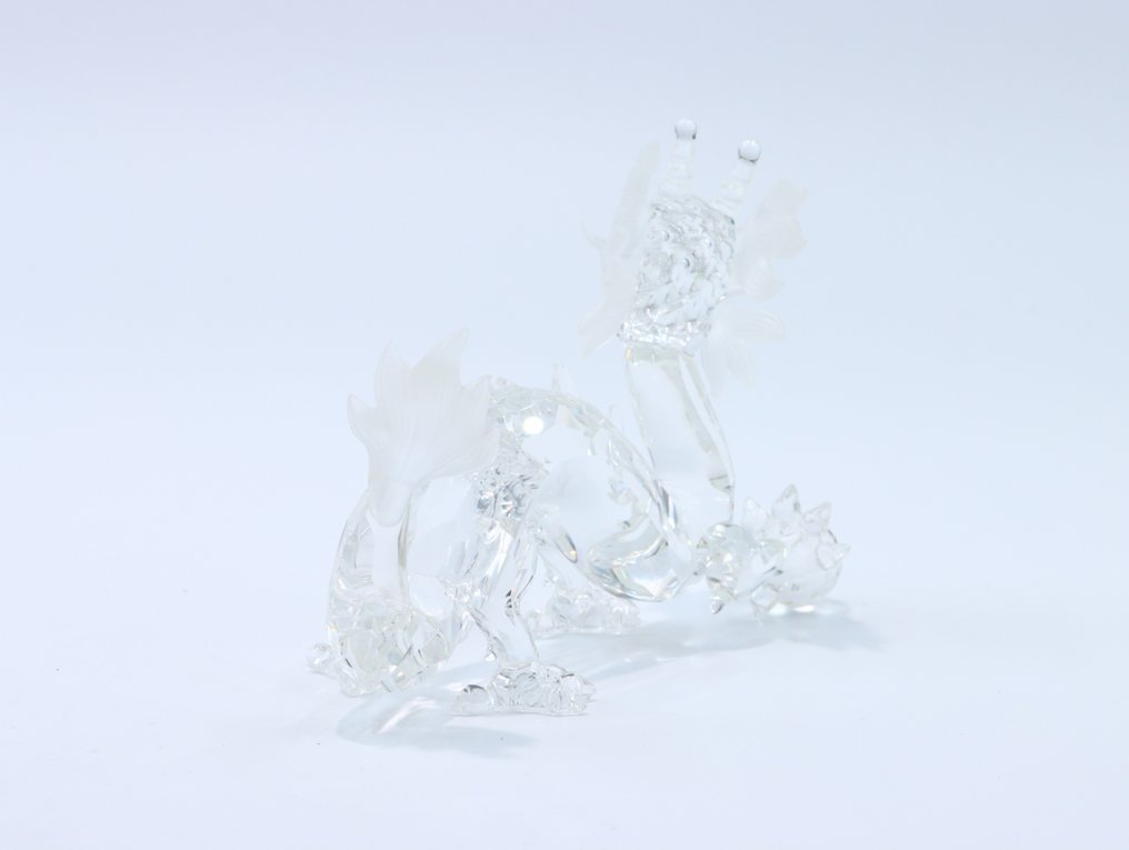 Statuetta - Swarovski - Jaarstuk Draak 1997 (Boxed + certificate) - Cristallo #4.3