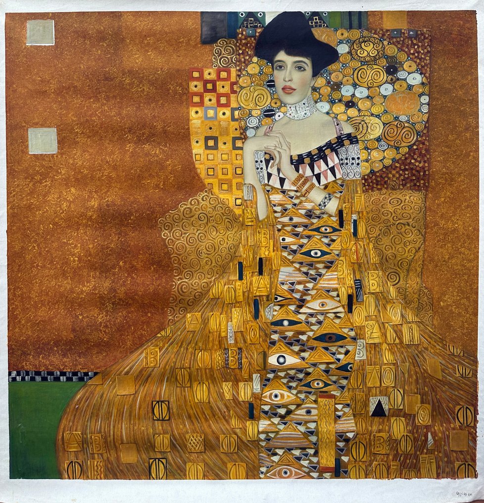 After Gustav Klimt - Portrait of Adele Bloch-Bauer I #3.2