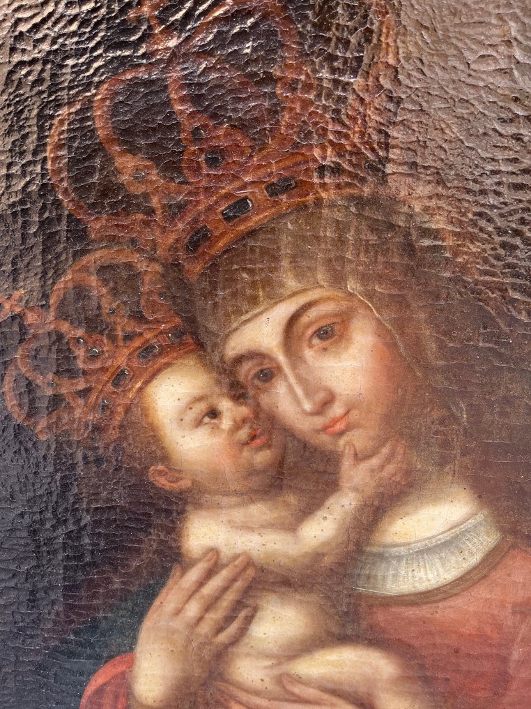 Ισπανική σχολή (XVII) - Virgen con niño #3.2