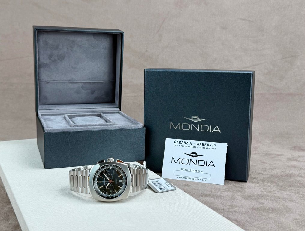 Mondia - History Concept Chronograph Date - Zonder minimumprijs - MH-002-SS-BK-CM - Heren - 2020+ #2.1