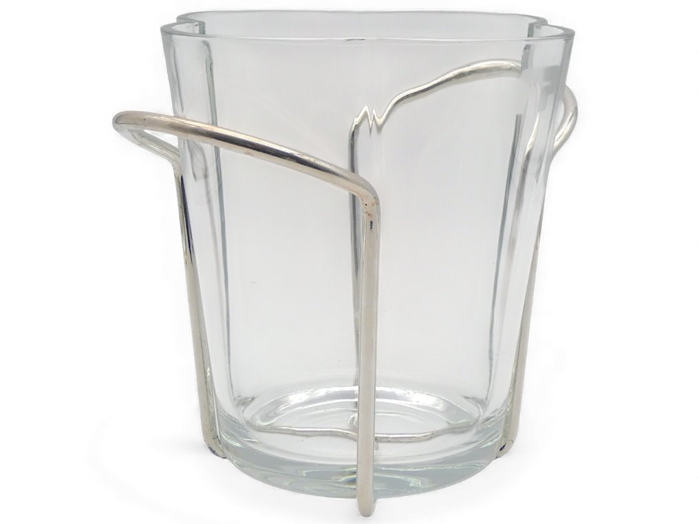 Seau à Glace di Design Firmato "FP" - Samppanjan jäähdytin -  Inspiroidut 'Linea' Schiavon - HARVINAISTA, LOPPUUN MYYTY - 1960-luku - Lasi - Eleganssi ja perinne #3.2