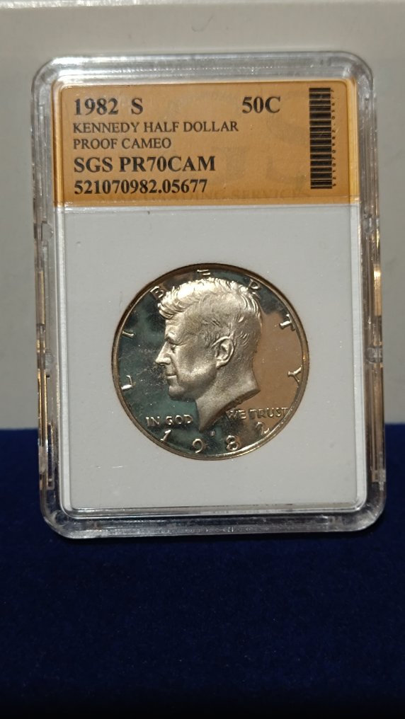 美國. 1 Dollar États-Unis 8 monnaies de 1 Dollar à 25 Cents de 1978 à 2005, Gradée par SGS. PR70CAM PROOF (沒有保留價) #4.3