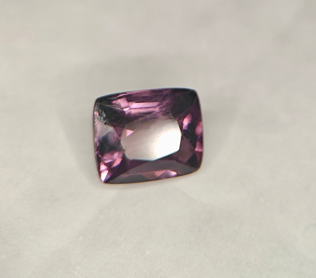 1 pcs  双色, 粉色, 紫色 尖晶石  - 2.66 ct - 安特卫普宝石检测实验室（ALGT） - Spinelle 2.66 ct #1.0