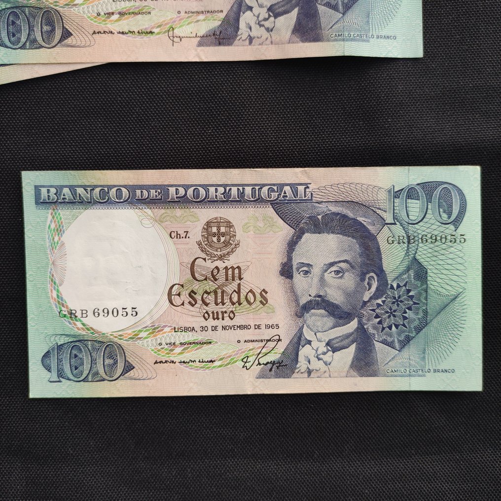 Portugalia. - 18 x 100 Escudos - various dates (Fără preț de rezervă) #1.0