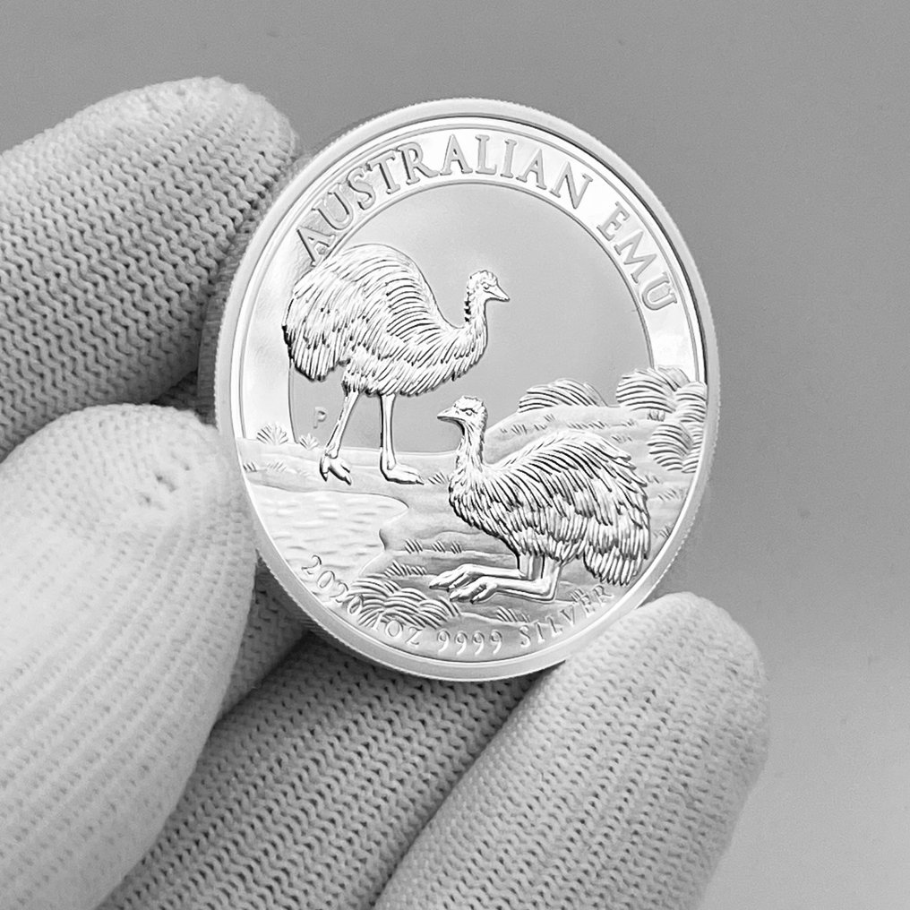 Αυστραλία. 1 Dollar 2020 – Australian Emu – 1 oz Silver coin – Ag .9999 (χωρίς τιμή ασφαλείας) #3.2