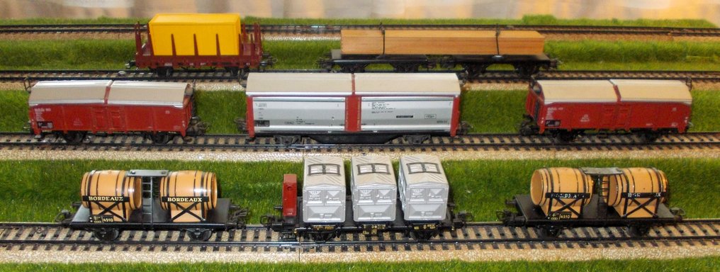 Märklin H0 - 4614, 4510, 4633, 4619, 4665 e altri - Modeltogvogn (8) #1.0
