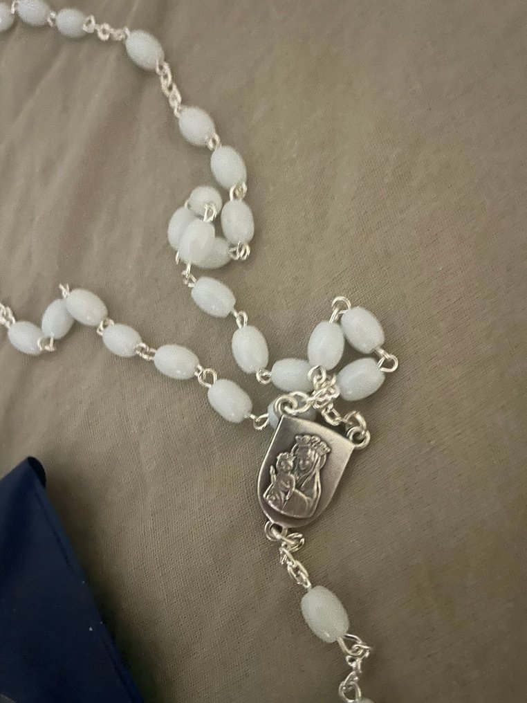 教皇方济各 - 听审玫瑰经 - 被圣父祝福并赠予 - 镀银 - 2020年及之后 #4.3