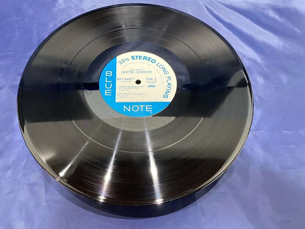 Dexter Gordon - Dexter Gordon Doin' Allright - Disco in vinile singolo - Stampa giapponese - 1983 #3.2