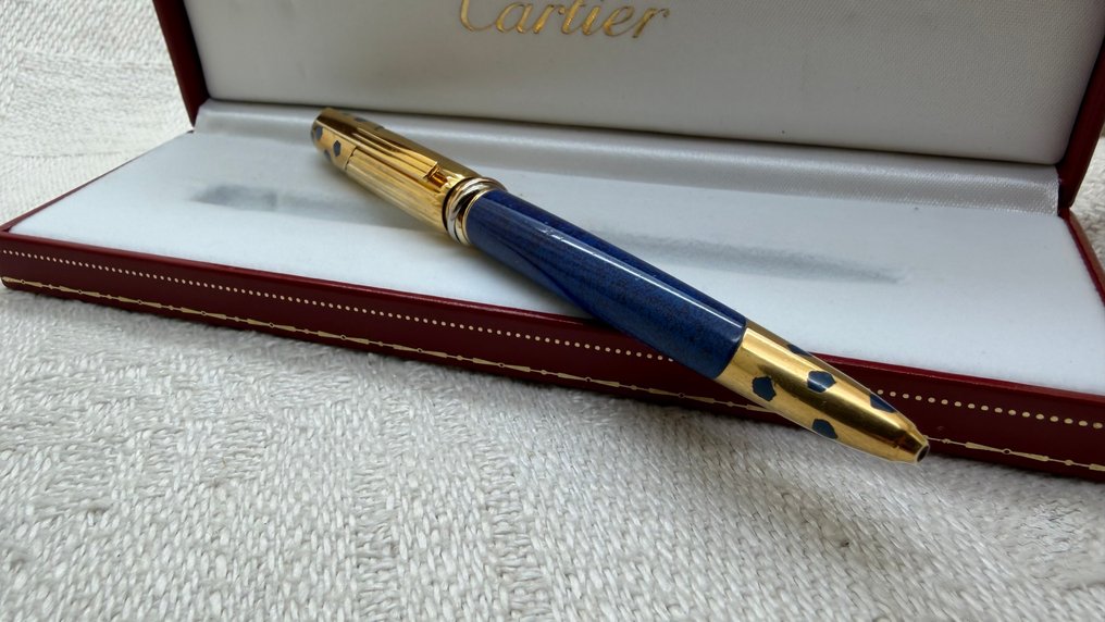Cartier - Panthère Limited Edition Deep Blue Lapis Lazuli - 滚珠笔 #2.1