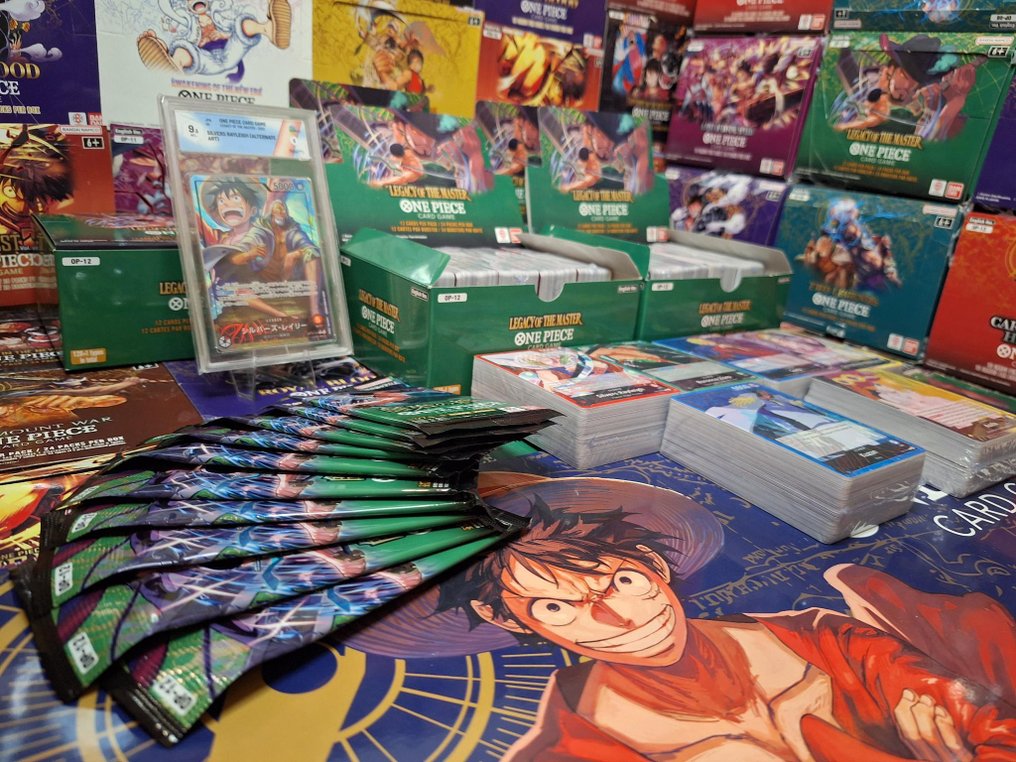 Bandai Graded card - One Piece - Silvers Rayleigh OP12-001 Alternate art - Graad 9.5 #1.0