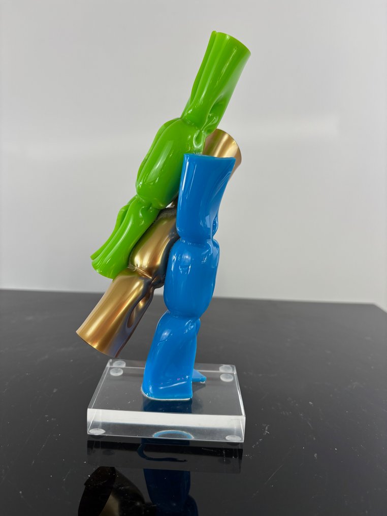 Laurence JENKELL - WRAPPING BONBON COMPOSITION BLEU OR VERT #2.1