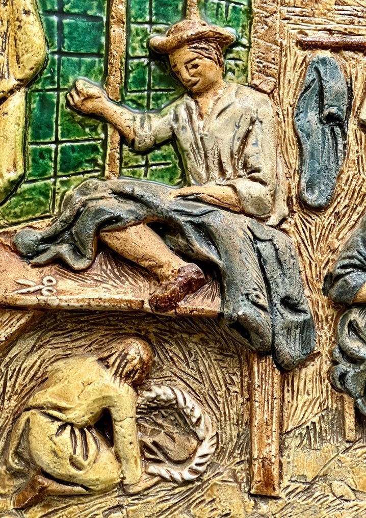  Πλακάκι - Ραφείο με ραπτές. - Westraven Utrecht - Luigi Amati - 1960-1970 - Πιστοποίηση επαγγέλματος ράφτες.  #3.2