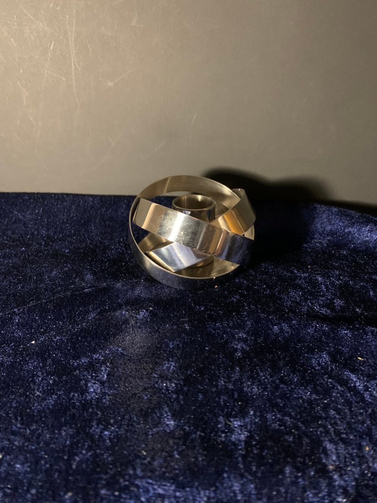 Georg Jensen - Nygårds Maria Bengtsson & Thomas Alken - Κηροπήγιο Κορδέλα - Χάλυβας #1.0