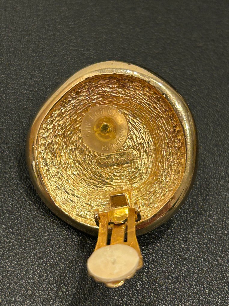 Christian Dior - 夾式耳環 鍍金 珍珠 - 珍珠 #4.3