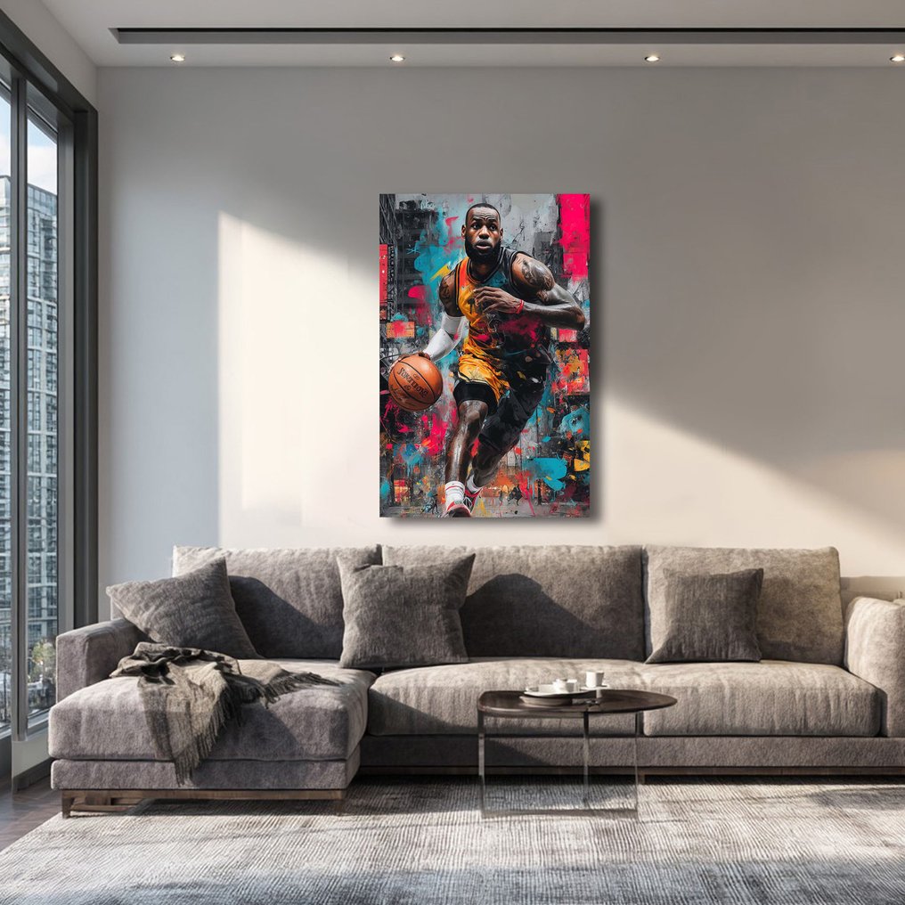 IPR Graph - LeBron: Urban Dominance (Mixed Media) #4.3