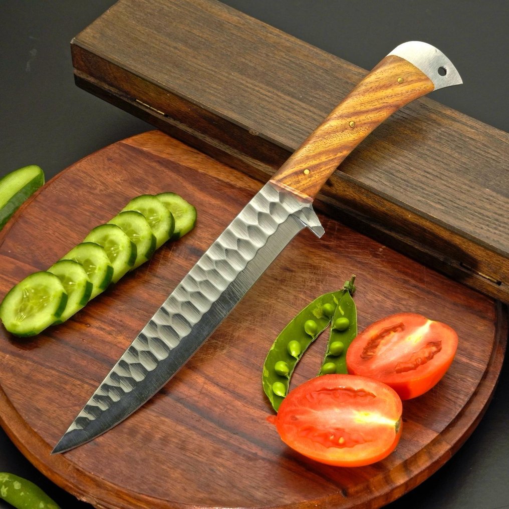 HHH - Coltello da cucina - Kitchen knife set -  Coltelli da chef - Palissandro, sudore - Nord America - Set da chef per barbecue, coltelli da chef #2.1