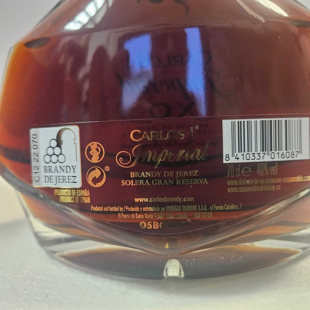 Carlos I Imperial - Brandy de Jerez Solera Gran Reserva - 70cl #2.1