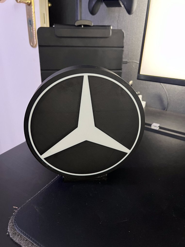 Mercedes-Benz - 燈 - 梅赛德斯灯标志 - ABS樹脂 #1.0