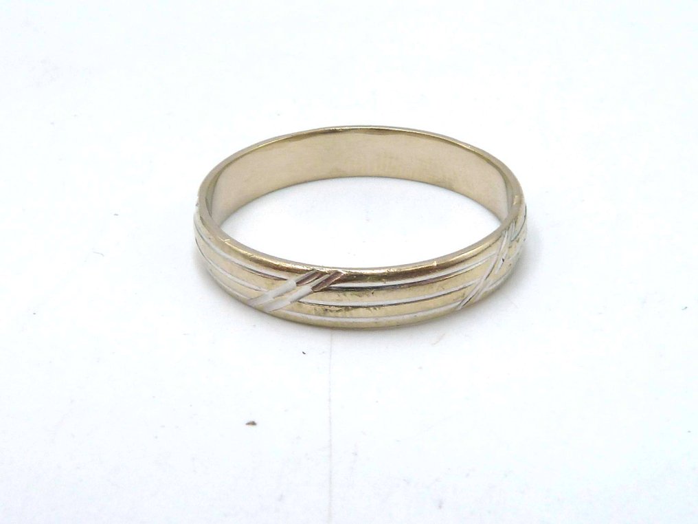 Nincs minimálár - Gyűrű - 9 Kt Fehér arany #3.2