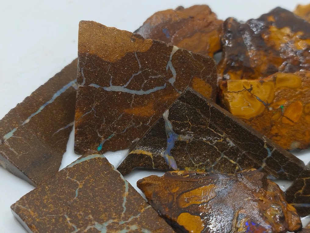 750 ct - 20 Australian Boulder Opal - Rough- 150 g #4.3